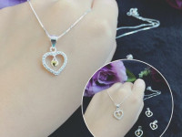 Bộ sưu tập dây chuyền nữ hình trái tim được yêu thích nhất 2018