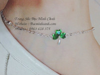 4 mẫu lắc chân nữ bạc đẹp và nổi bật