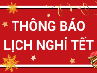 Bạc Minh Cảnh thông báo lịch nghỉ tết Tân Sửu 2021