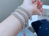 Lắc tay bạc nam Cuban – đằng cấp và phong cách