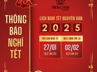 Bạc Minh Cảnh thông báo lịch nghỉ Tết Nguyên Đán 2025