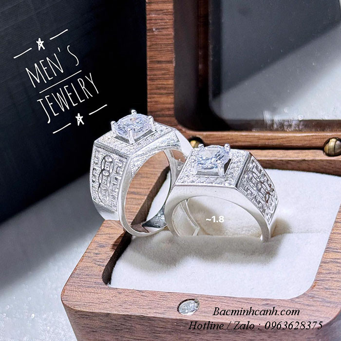 Nhẫn Kim Tiền Bạc Nam NN071