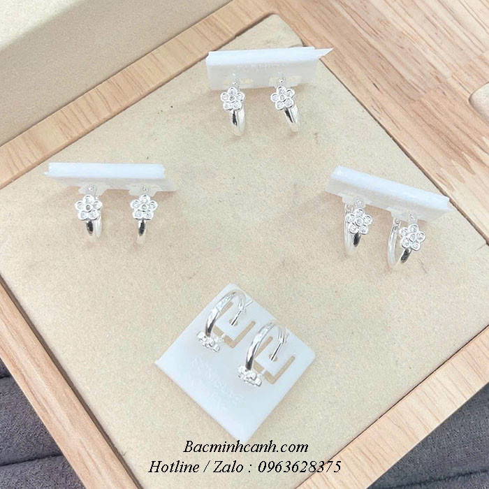Bông tai bạc trẻ em BT027
