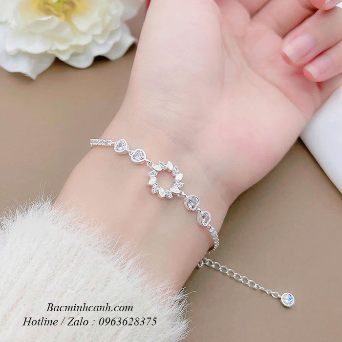 Lắc tay bạc nữ Vòng Nguyệt Quế LTNU136 lac-tay-bac-nu-vong-nguyet-que-ltnu136-2507-3