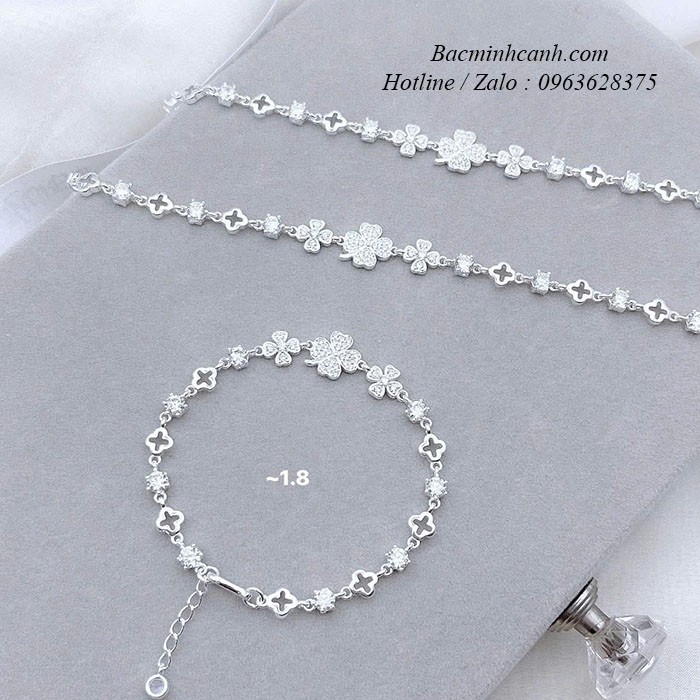 Lắc tay bạc nữ thời trang LTNU005