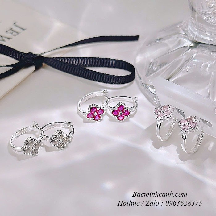 Hoa tai hình bông hoa cho bé BT161