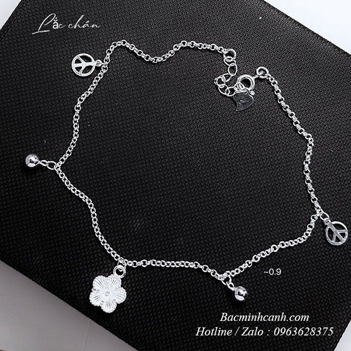 Lắc chân bạc nữ LCNU028