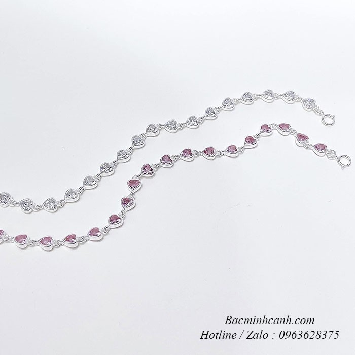 Lắc tay bạc nữ trái tim 3D LTNU112 lac-tay-bac-nu-trai-tim-3d-ltnu112-2606-1