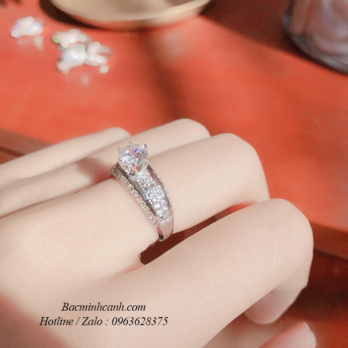 Nhẫn bạc nữ NNU156