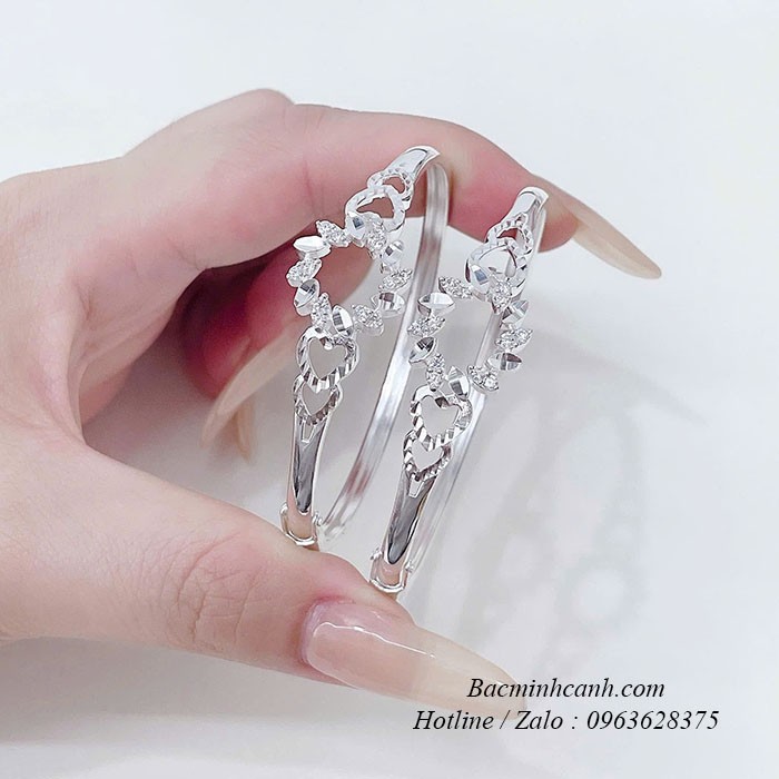 Vòng tay bạc vòng nguyệt quế LTNU252 vong-tay-bac-nu-vong-nguyet-que-ltnu252-257