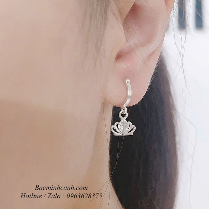 Bông tai vương miện cho bé gái BT158