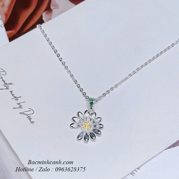 Dây chuyền hoa cúc họa mi khuyết cánh DCNU248