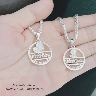 Dây chuyền bạc khắc tên cho bé dây tròn to TE217 day-chuyen-bac-cat-cnc-cho-be-trai-380x380
