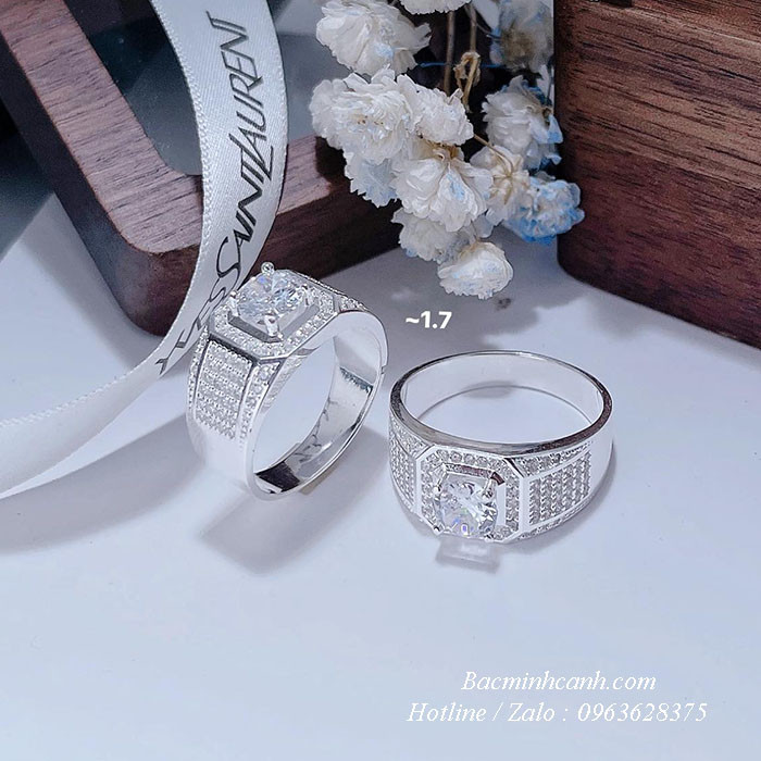 Nhẫn bạc nam NN078