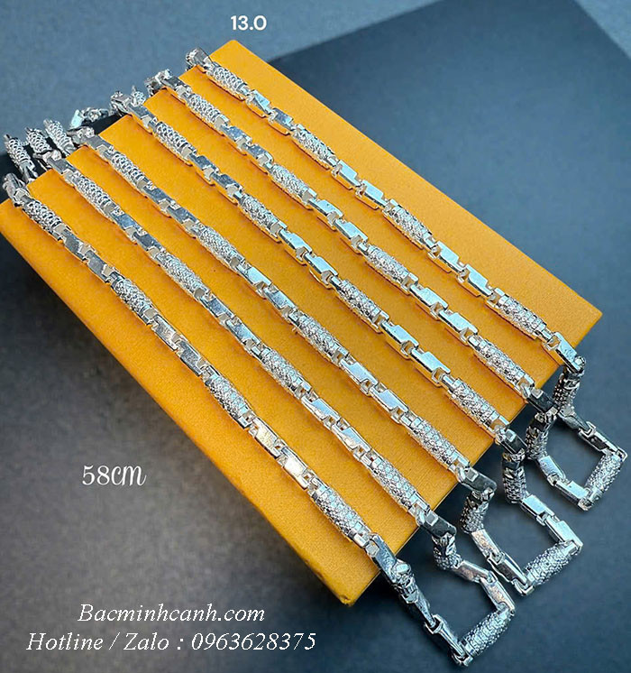 Dây chuyền bạc nam DCN149