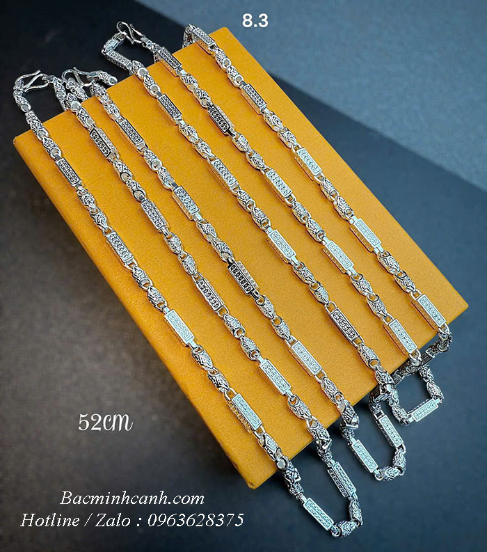 Dây chuyền bạc nam kim tiền rỗng DCN120 day-chuyen-bac-nam-kim-tien-rong-dcn120-1401