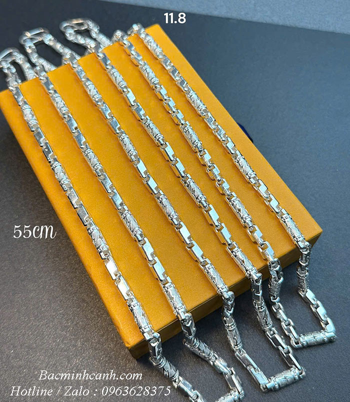 Dây chuyền bạc nam DCN151
