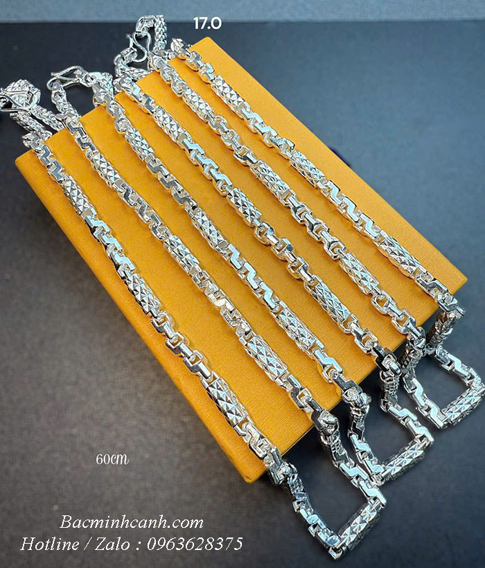 Dây chuyền bạc nam DCN153