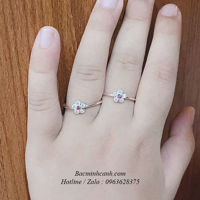 Nhẫn bạc trẻ em hình bông hoa NTE005 nhan-bac-cho-be-gai-hinh-bong-hoa-nte005-2709-2