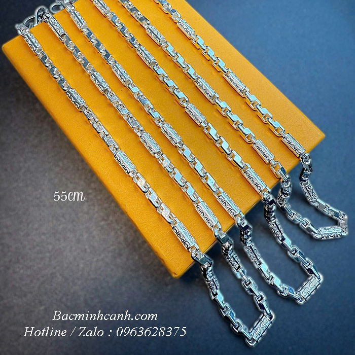 Dây chuyền bạc nam dạng ống DCN021 day-chuyen-bac-nam-dang-ong-dcn021-1401-2