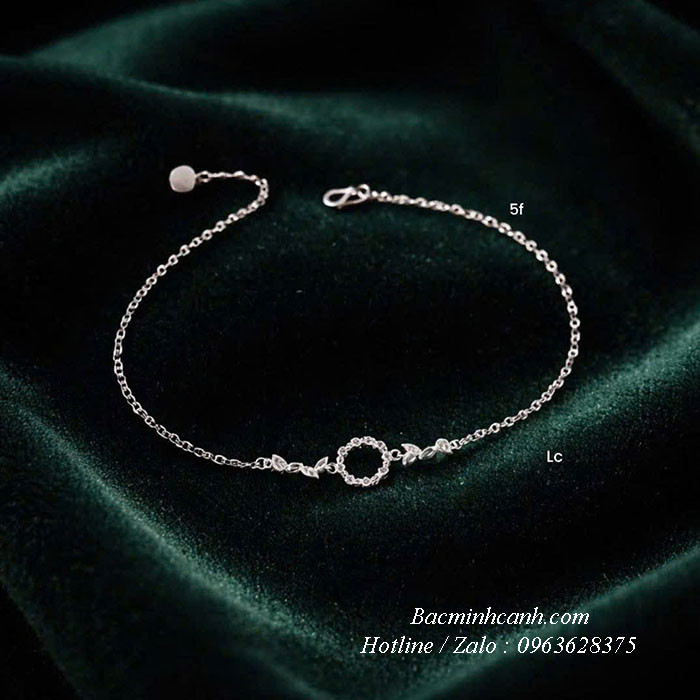 Lắc chân bạc nữ LCNU016