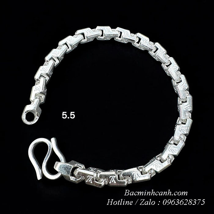 Lắc tay bạc nam LTN040