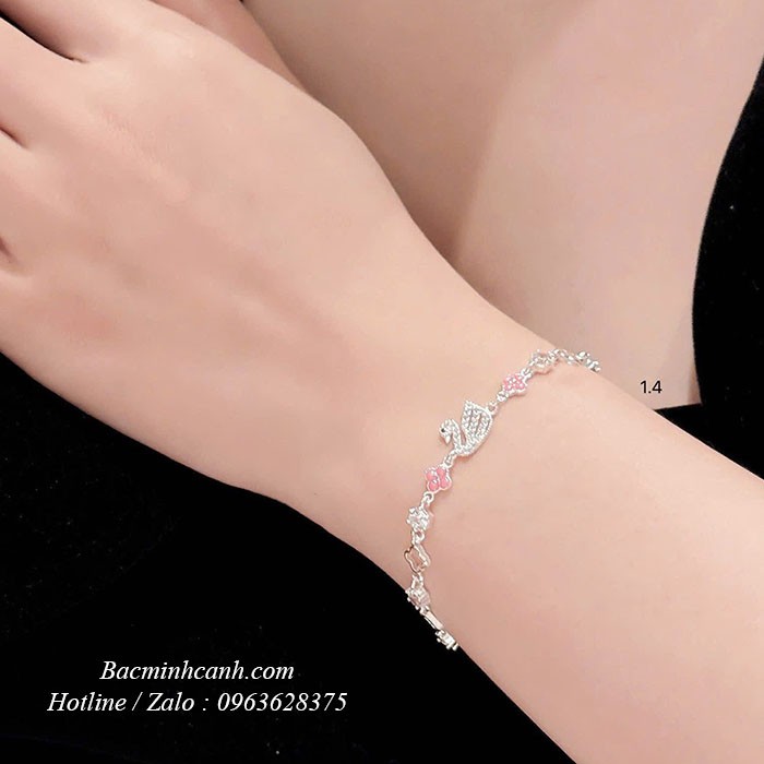 Lắc tay bạc nữ thiên nga LTNU291 lac-tay-bac-nu-thien-nga-ltnu291-1