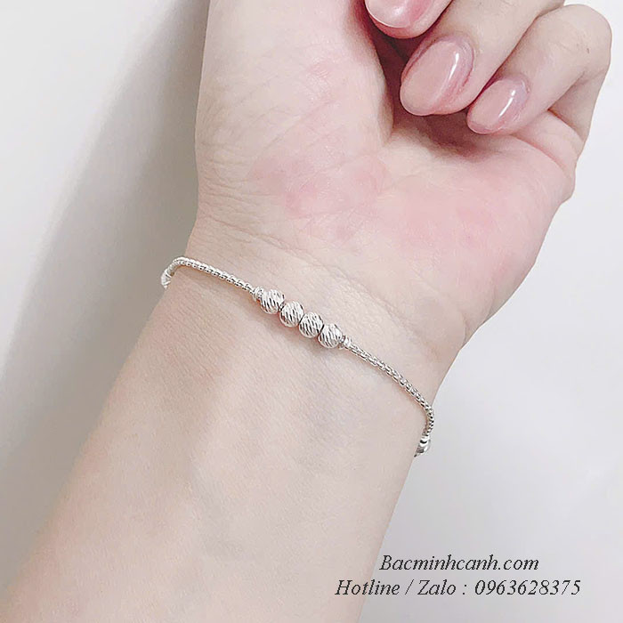 Lắc tay bạc nữ bi xoắn LTNU343 lac-tay-bac-nu-bi-xoan-ltnu343-2302