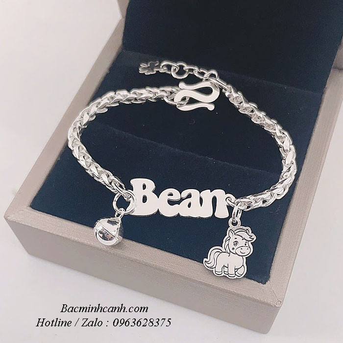 Lắc bạc con ngựa khắc tên cho bé TE432 lac-bac-hinh-con-ngua-khac-ten-cho-be-te432-2401-1