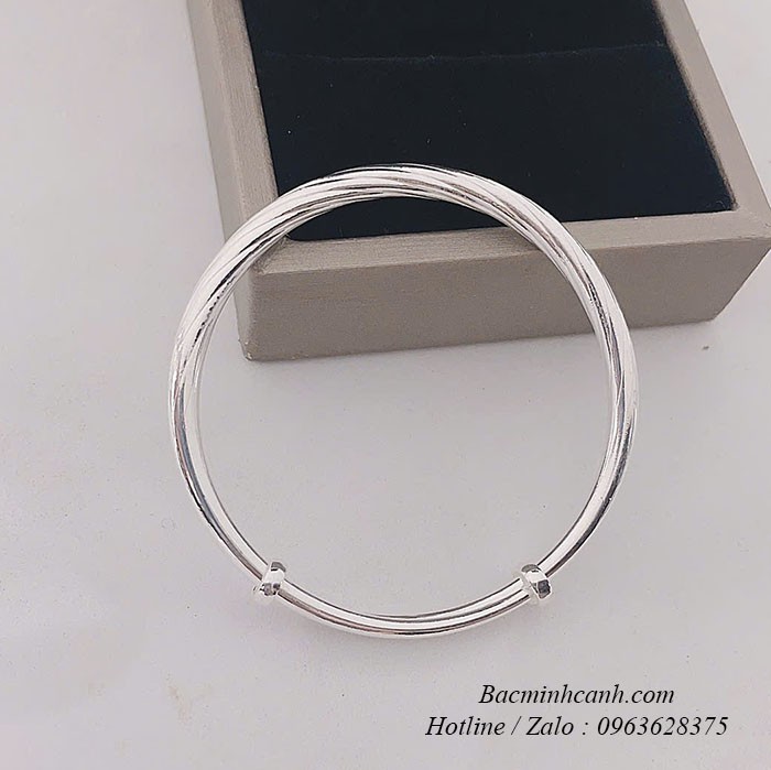 Vòng bạc sóng trơn basic cho bé TE466 vong-bac-song-tron-basic-cho-be-te466-2