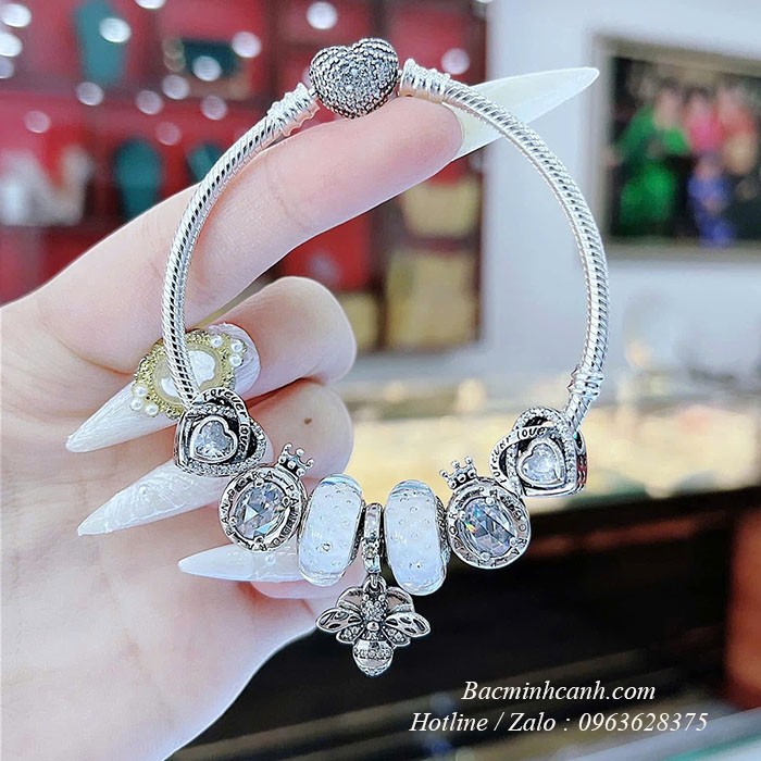 Vòng tay Pandora bạc thái PA037