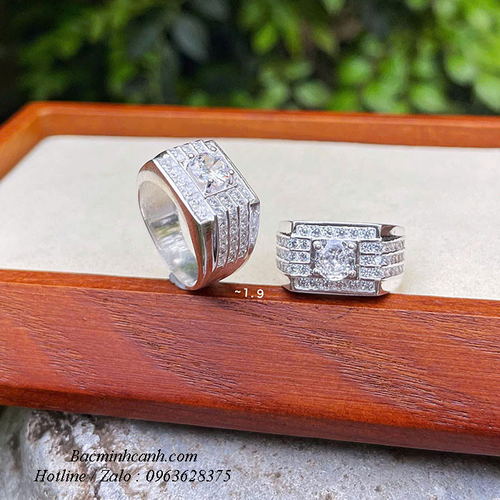Nhẫn bạc nam NN088