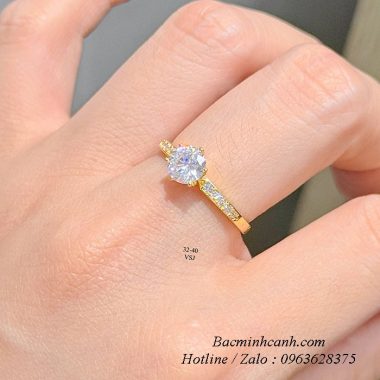 Nhẫn nữ vàng tây 10k đá nhỏ basic NNU244 nhan-nu-vang-tay-10k-6-chau-dinh-da-nnu255-2-380x380