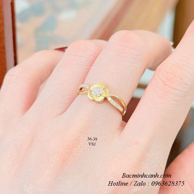 Nhẫn nữ vàng 10k hình nơ đính đá NNU239 nhan-nu-vang-tay-10k-hinh-bong-hoa-nnu266-380x380