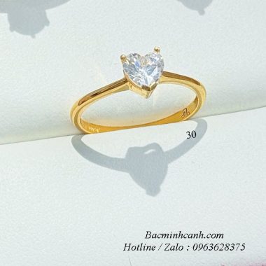 Lắc tay bạc trái tim ngọt ngào LTNU042 nhan-nu-vang-tay-10k-trai-tim-tron-nnu256-2-380x380