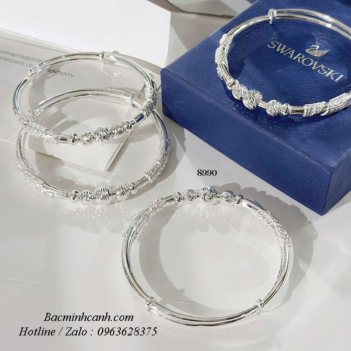 Vòng tay bạc nữ liên hoa mix bi LTNU438 vong-tay-bac-nu-lien-hoa-mix-bi-ltnu438-4