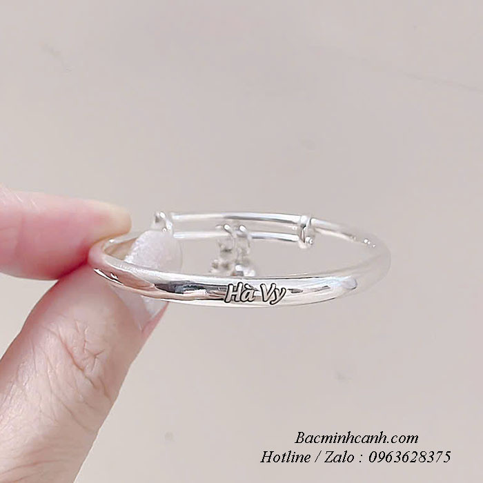 Vòng bạc charm ngựa pony cho bé 2026 TE488 vong-bac-hinh-con-ngua-khac-ten-cho-be-2026