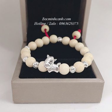 Vòng Dâu Tằm charm chuột xi vàng cho bé tuổi Tý VDT003 vong-dau-tam-charm-con-ngua-mix-bi-bac-cho-be-sinh-nam-2026-vdt031-3-380x380